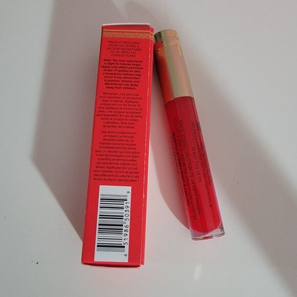 Too Faced Lip Injection Extreme Shade Strawberry Kiss New - Picture 11 of 15